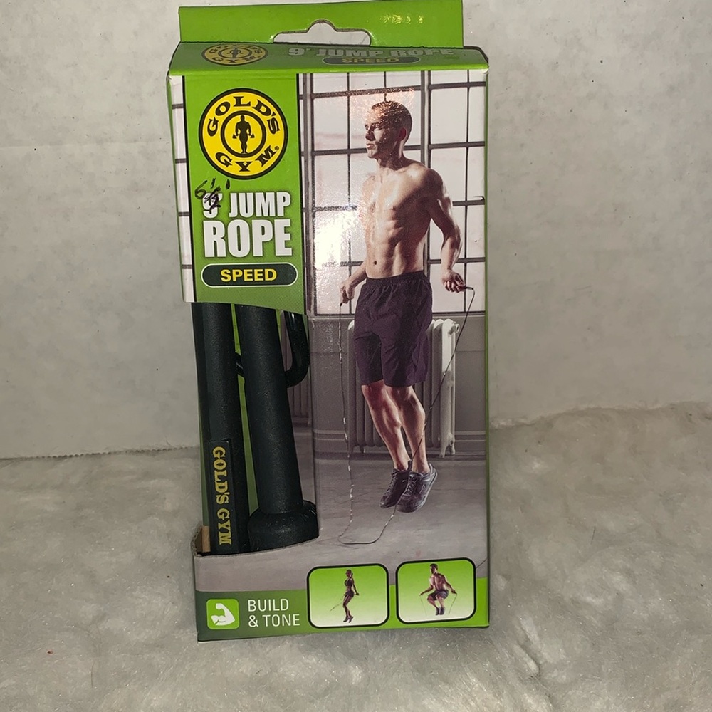 9’ jump rope speed, build and tone. NWOT